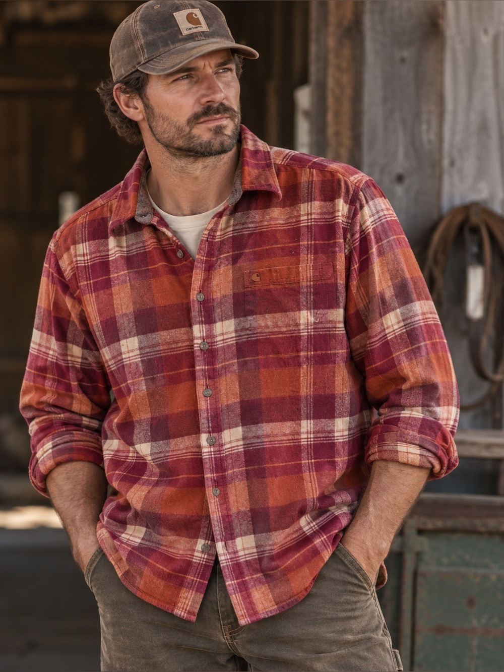 Carhartt flannel shirt